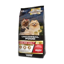 Mini Irk Universal Food Kuzu Etli Köpek Maması 12kg
