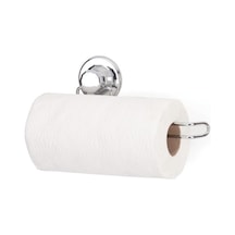 Banyo Mutfak Kağıt Havlu Askısı Krom Duvara Monte Vidalı Z18159 Gri