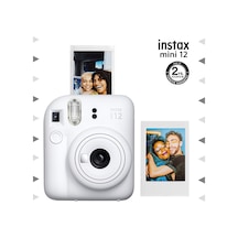 Fujifilm Instax Mini 12 Fotoğraf Makinesi + Fotoğraf Çerçeve Seti Beyaz