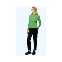 Ghisa Triko Selanik Tunik Yeşil - 669083115 Yeşil