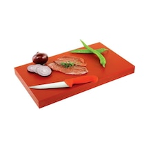 Türkay Polietilen Kesme Tahtası. Kesim Levhası Kırmızı 30X40X2 Cm