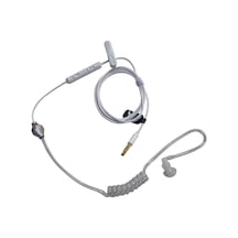Mikrofonlu 3.5mm 4 Boğum Sipiral Mono Koruma Kulaklığı "kablolu Kulaklık"