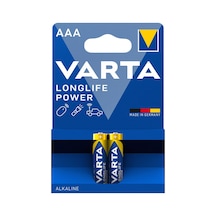 Varta Longlife Power Aaa İnce Kalem Pil 2'li Paket Alkalin - 6 Adet Tarı