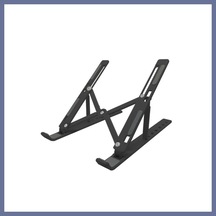 Dilaratrendhouse 7 Kademeli Ayarlı Katlanabilir Laptop Tablet Standı Siyah Dlra