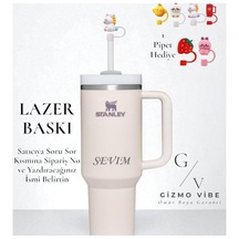 Stanley Quencher 1.18 Pipetli Termos Özel İsim Ve Logo