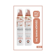 Icon Saç Bakım Köpüğü Coconut & Shea Butter 2'li Set