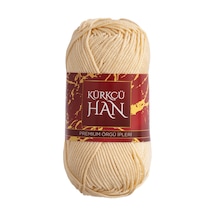 Stil Makrome 3 Mm 100 Gr 100 M Polyester Makrome Parlak Örgü Ve Çanta İpi - Vanilya Krem