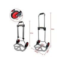 Attlas Eco Katlanır Yük Paket Taşıma Arabası - 60 Kg Kapasite