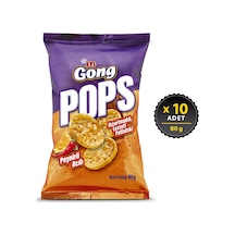 Eti Gong Pops Peynirli Acılı 10 x 80 G
