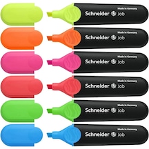 Schneider Neon Canlı Renk Fosforlu Kalem 6'lı Set