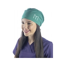 Ameliyathane Yeşili Kayı Bayrağı Nakışlı Cerrahi Bone - Doktor Bo-Standart-113 Ameliyathane Yeş