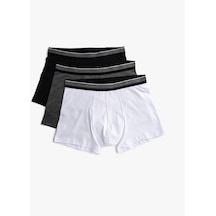 Koton 3'Lü Boxer Seti Antrasit 2Klm91225Bk 2Klm91225Bk045 Antrasit