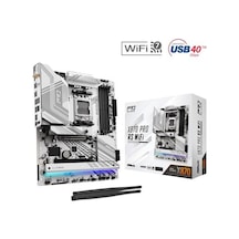 Asrock X870 Pro Rs Wıfı Atx Anakart, Amd Am5 Ryzen 9000 Ve 8000, Ddr5, 5x M.2 Ssd, 4k 120hz, Amd Expo, Usb Type C, Wifi 7 Anakart Asrock X870 Pro Rs Wıfı Atx Anakart, Amd Am5 Ryzen 9000 Ve 8000, Ddr5, 5x M.2 Ssd, 4k 120hz, Amd Expo, Usb Type C, Wifi 7 Anakart
