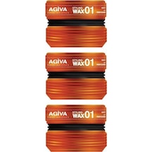 Agiva Hair Wax Saç Şekillendirici 01 Styling Wax 3 x 175 ML