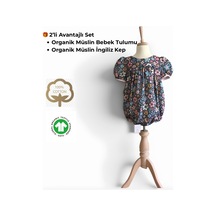 Bebe Organik Muslin Bebek Tulumu "Karışık Renkli"