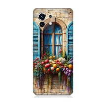 Xiaomi Mi 11 Uyumlu Pencereden Renkli Hayat Desenli Silikon Kılıf Çok Renkli