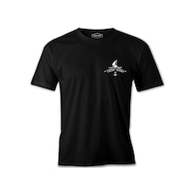 Yat Kulübü - Yatch Logo Siyah Erkek Tshirt