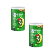 Gerber Organik Pirinçli Buğdaylı Muzlu Bebek Atıştırmalığı 35Gr X 2 Adet