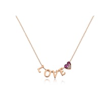Gümüş Kalpli Love Kadın Kolye (551172006)