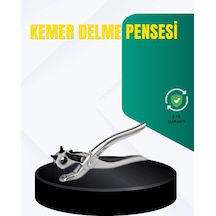 Metal Gövdeli Ayarlanabilir Deri Delme Pensesi 2.5 5 Mm Delik Açma Aracı Belirtilmemiş