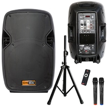 Hs-1500a Mikrofonlu Taşınabilir Portatif Ses Sistemi 12" 1500w