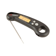 Igrıll Et Termometresi Waterproof Dijital Hızlı Isı Ölçer Siyah