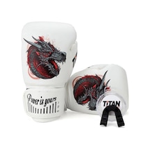 Titan Sport Ejderha Desenli Setli Fgr Model-11 Boks Eldiveni Çok Renkli
