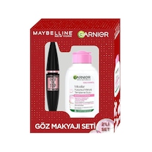 Maybelline New York Over The Top Maskara + Garnier Micellar Makyaj Temizleme Suyu
