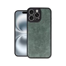 Apple İphone 16 Pro Max Kılıf Aras Deri Kapak - Koyu Yeşil 0.2M-Çok Renkli