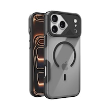 Joko Apple İphone 17 Pro Zinko Magsafe Kapak - Siyah Şeffaf