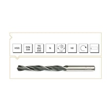 MTE HSS DIN 338 6.5 MM Silindirik Saplı Kısa Haddeli Matkap Ucu