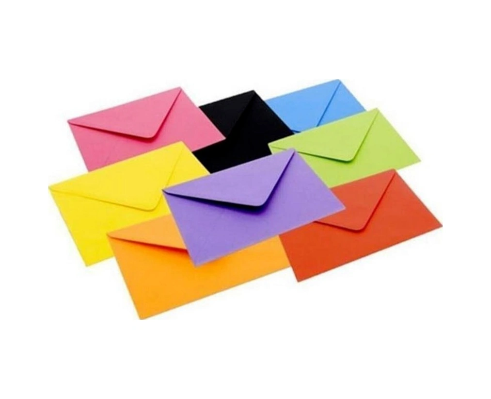 10 Renk Mektup Zarfı Renkli 13x18 Cm -10 Adet
