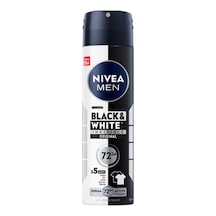 Nıvea Men Erkek Sprey Deodorant Black & White Invisible Original 150 Ml 6'li Avantaj Paketi Mıchu Ferah