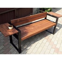 Ahşap Bank Bahçe Balkon Park Bankı Ahşap