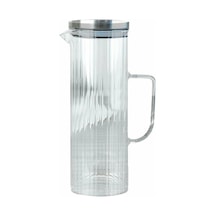 Arow Sürahi Cam Borosilikat Metal Kapak Kiki 1.5 Lt Tr-6036