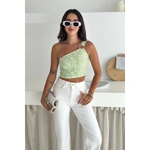 Asprin Fashion Tek Omuz Atlet Yeşil Yeşil