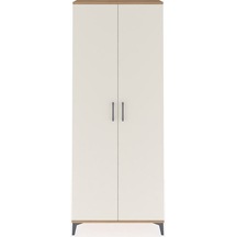 Arges Dolap 2 Raflı 2 Kapaklı Tek Askılı 88x30x221 Çam-aytaşı Çam