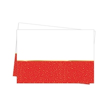 Eventpartystore Party Kırmızı Masa Örtüsü 120X180 Plastik