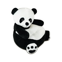 Özgüner Oyuncak Pelüş Oturma Koltuğu,çocuk Koltuğu,bebek Oturağı,puf,pelüş Puf,bebek Pufu Panda Açık Gri