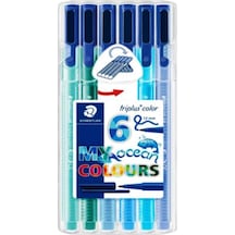 Staedtler Triplus Color Okyanus Renkleri 6’Lı Kalem Seti