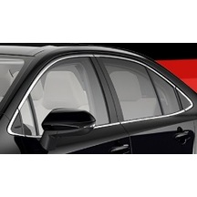 Toyota Uyumlu Corolla 2019- Cam Çerçevesi Paslanmaz Çelik