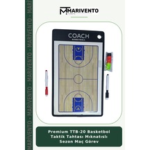 Premium Ttb-20 Basketbol Taktik Tahtası Mıknatıslı Sezon Maç Görev