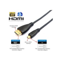 Hdmı / Micro Hdmı Yüksek Kalite Kablo - 1,5 Metre