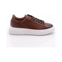 Dgn 2501 Erkek Comfort Ayakkabi Taba Beyaz