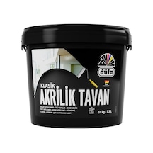 10 Kilogram Beyaz Akrilik Tavan Boyası 0.5 KG