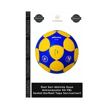 Özel Seri Aktivite Oyun Antrenmanlar K5-ybl Sentet.korfball Topu Sarı/lacivert