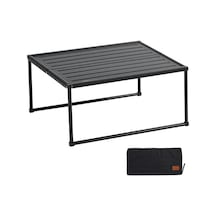 Reedark Büyük Boy Alüminyum Çadır Piknik Masağı: Katlanabilir, Taşınabilir, Çok Fonksiyonlu, 15kg Yük Kapasitesi, Depolama Çantası İçerir Çok Renkli