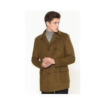 Plt8353 Dewberry Slım-fıt Palto-camel