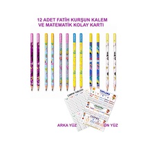 Fatih Kurşun Kalem, 12'li Paket Flamingolar 124-Pembe