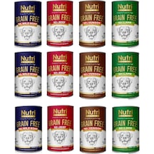 Nutri Canin Tahılsız 4 Çeşit Karma Köpek Konserve 400 Gr. X 12 Adet